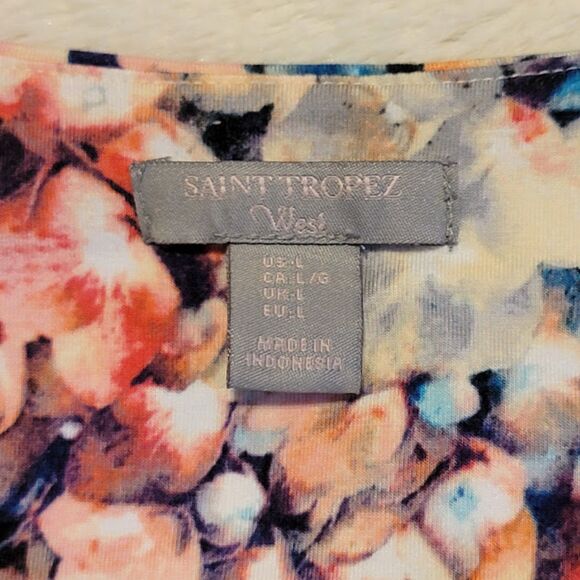 Size Large Saint Tropez West Womens Maxi Dress - Picture 8 of 9